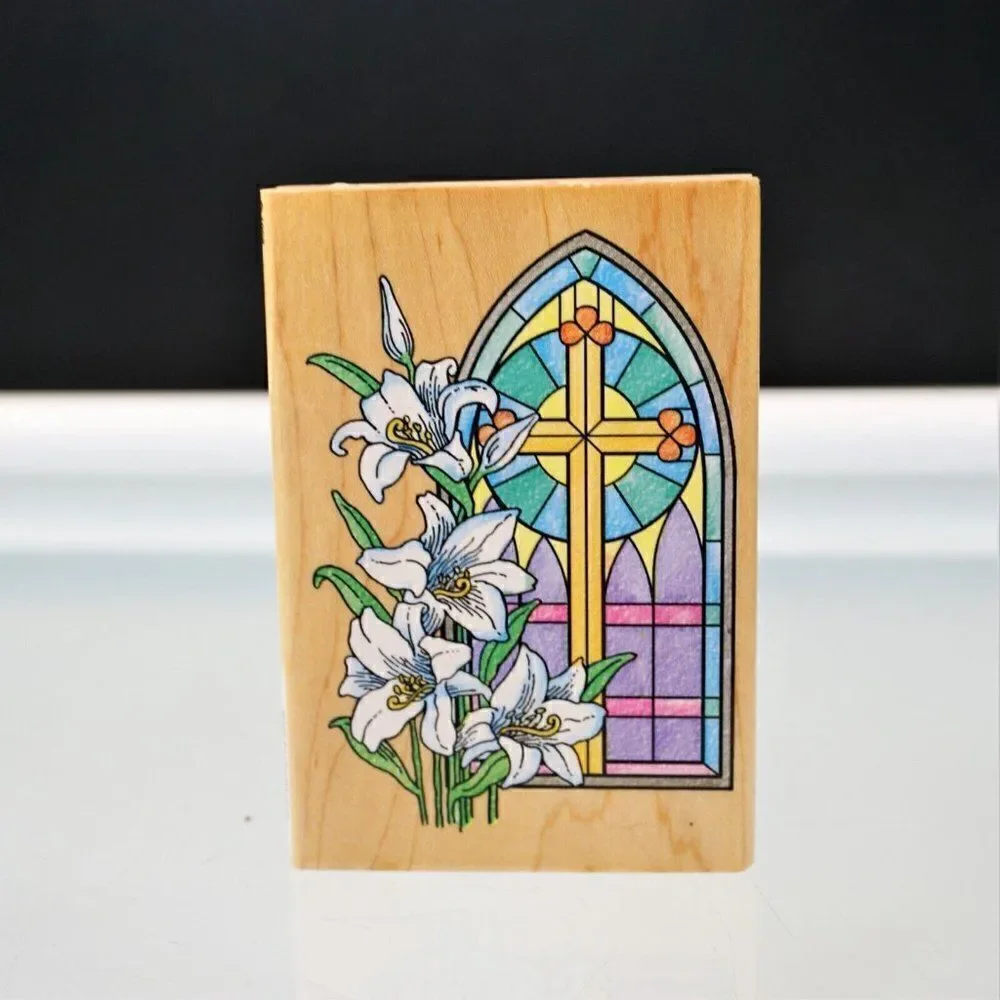 Easter Stamps Religious Prayer For The Soul And Easter Window Rubber Stamps